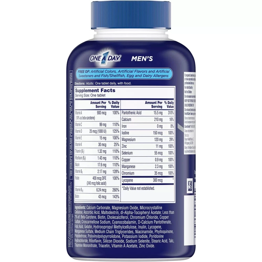 مولتی ویتامین اقایان بالای 50 سال One A Day
