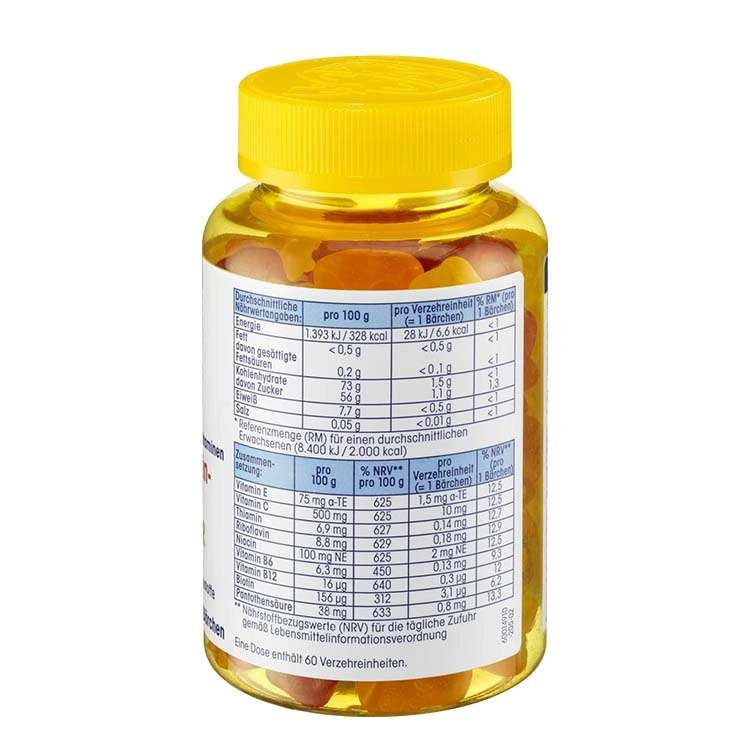 پاستیل مولتی ویتامین کودکان میولیس 60 عددی
