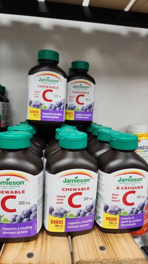 قرص ویتامین C جیمسون 500mg 120 عددی