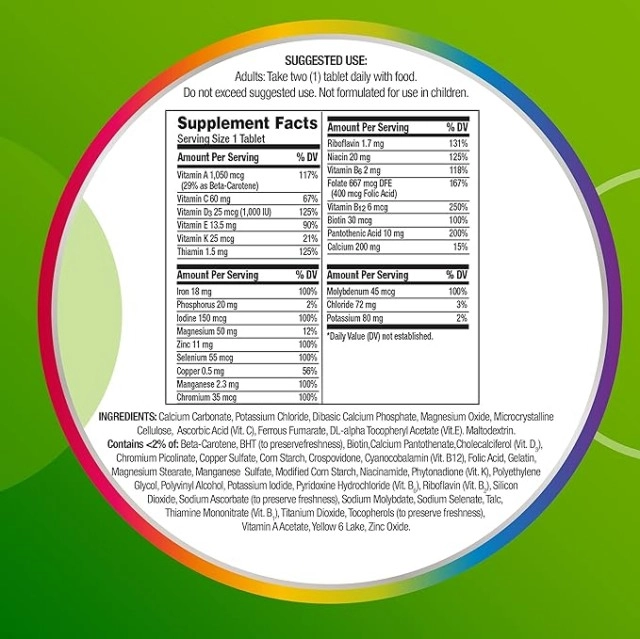مولتی ویتامین سنتروم 200 عدد Centrum Adult Multivitamin