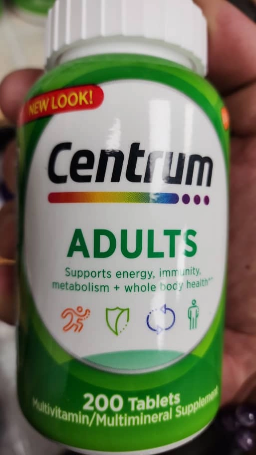 مولتی ویتامین سنتروم 200 عدد Centrum Adult Multivitamin