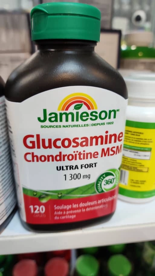 گلوکوزامین کندرویتین 1300mg جیمسون ۱۲۰ عددی