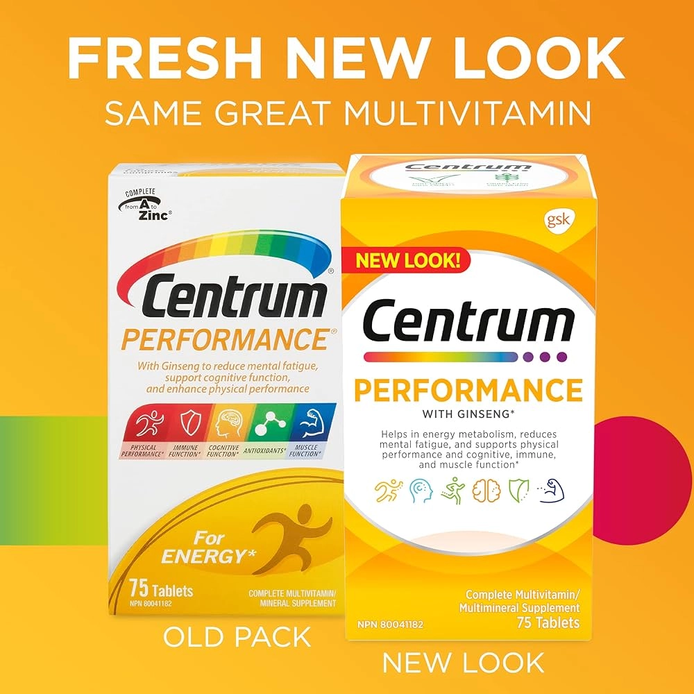 مولتی ویتامین  سنتروم پررفورمنس Centrum Performance (۷۵عدد)